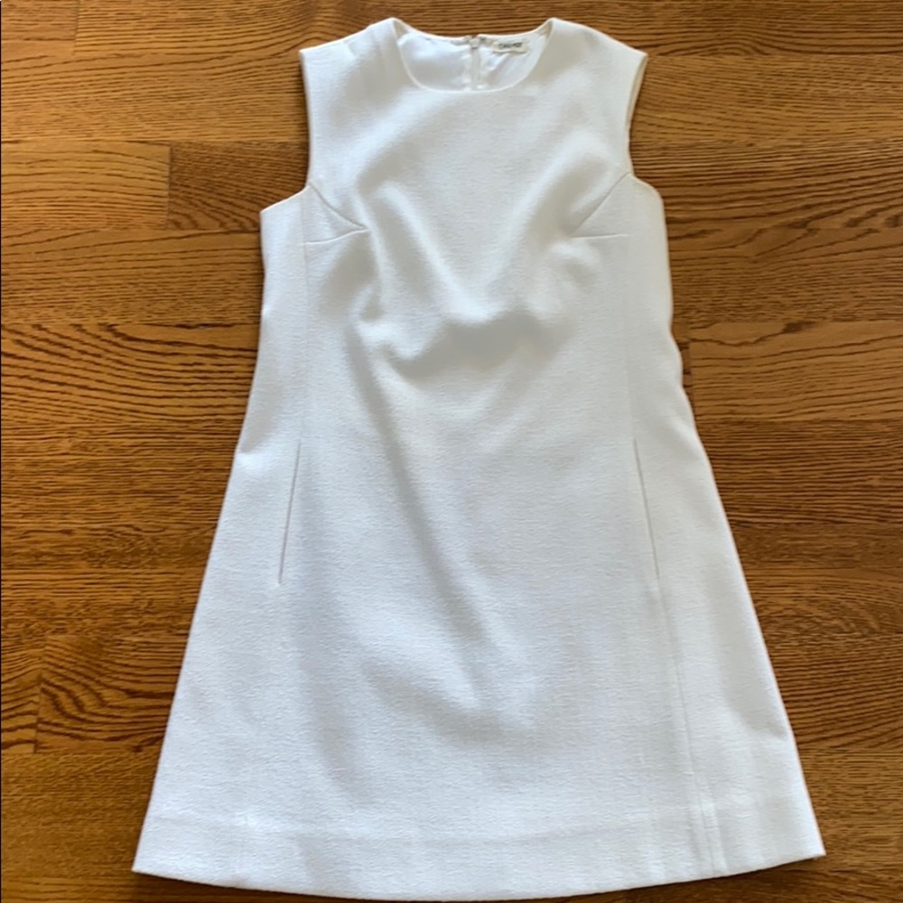 L’Agence white textured sheath dress size 6